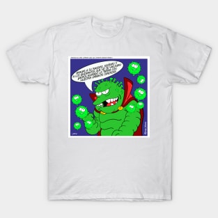 Omicron persei 8, the invasion not so easy of covid19 T-Shirt